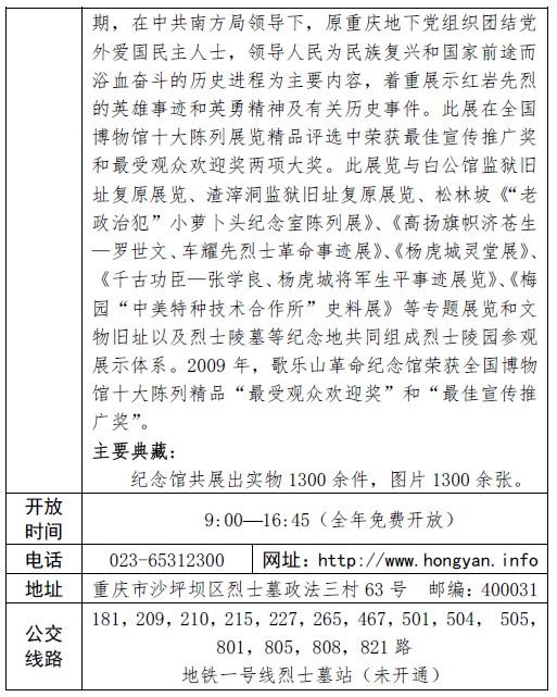 歌乐山革命纪念馆