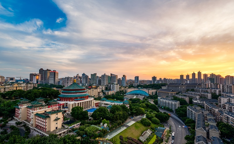 重庆市人民大礼堂及人民广场