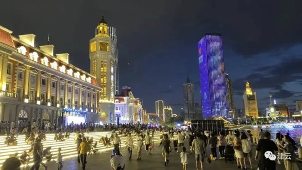 天津静静的海河，这里为什么“悦动”起来？